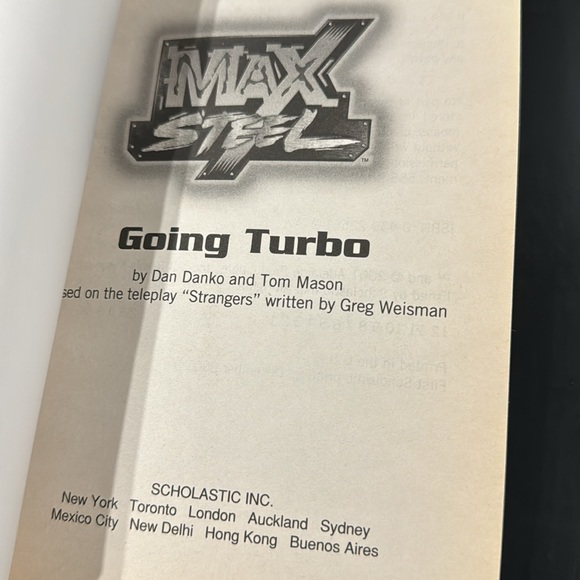 Max Steel: Going Turbo - Scholastic Paperback Novel - Picture 3 of 5